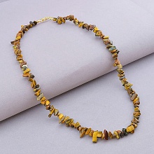 картинка Бусы 'SUNSTONES' Тигровый глаз 53 см от магазина Wolves