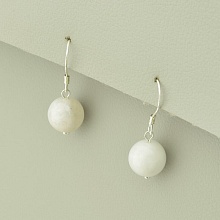 картинка Серьги 'SUNSTONES' Лунный камень Серебро(925) от магазина Wolves