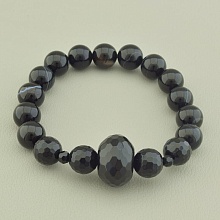 картинка Браслет 'SUNSTONES' Агат Чешский хрусталь 17 см от магазина Wolves