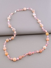 картинка Бусы 'SUNSTONES' Опал Чешский хрусталь 53 см от магазина Wolves