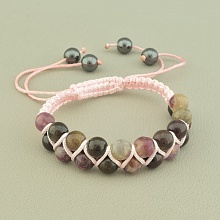 картинка Браслет Турмалин Гематит 17 см от магазина Wolves