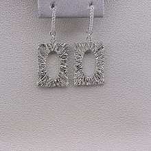 картинка Серьги 'XUPING' Фианит (родий) от магазина Wolves