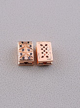 картинка Вставка Фианит 10х6 (позолота 18к) от магазина Wolves