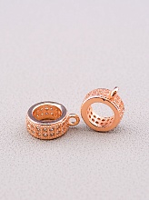 картинка Кулон Фианит 10х3 (позолота 18к) от магазина Wolves