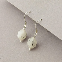 картинка Серьги 'SUNSTONES' Волосатик Серебро(925) от магазина Wolves