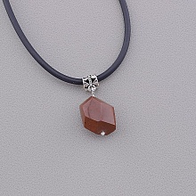 картинка Подвеска 'SUNSTONES' Обсидиан 45 см от магазина Wolves