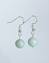 картинка Элитные Серьги Амазонит №2 от магазина Wolves