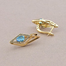 картинка Серьги 'XUPING' Фианит (позолота 18к) от магазина Wolves