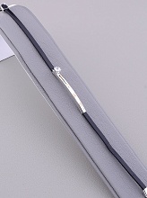 картинка Браслет 'Saiya' Фианит 20 см (родий) от магазина Wolves