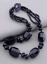 картинка Бусы Агат Чешский хрусталь 48 см от магазина Wolves