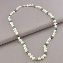 картинка Бусы 'SUNSTONES' Жемчуг Апатит 61 см от магазина Wolves