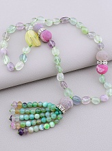 картинка Бусы Флюорит Агат 50 см от магазина Wolves