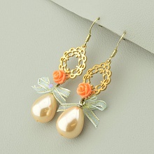 картинка Серьги 'Hand Made' Майорка Бижутерный сплав от магазина Wolves