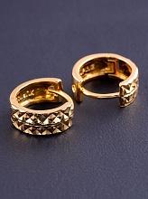 картинка Серьги 'XUPING' (позолота 18к) от магазина Wolves