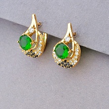 картинка Серьги 'XUPING' Фианит (позолота 18к) от магазина Wolves