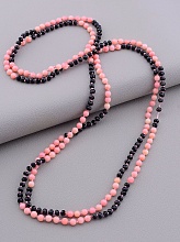 картинка Бусы Коралл Чешский хрусталь 115 см от магазина Wolves