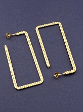 картинка Серьги 'FJ' 70х22мм от магазина Wolves