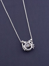 картинка Подвеска 'XUPING' Фианит 45 см (родий) от магазина Wolves