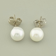 картинка Серьги 'XUPING' Майорка (родий) от магазина Wolves