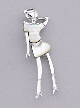 картинка Брошь Перламутр 75x25мм от магазина Wolves