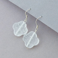 картинка Серьги 'SUNSTONES' Горный хрусталь Серебро(925) от магазина Wolves