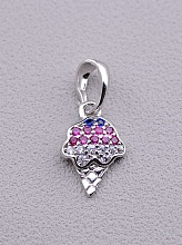 картинка Кулон 'XUPING' Фианит  (родий) от магазина Wolves