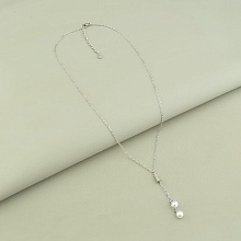 картинка Подвеска 'XUPING' Майорка 46 см (родий) от магазина Wolves