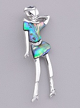 картинка Брошь Галиотис 75x25мм от магазина Wolves