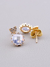 картинка Серьги 'XUPING' Фианит (позолота 18к) от магазина Wolves