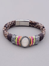 картинка Браслет Лунный камень 17 см от магазина Wolves