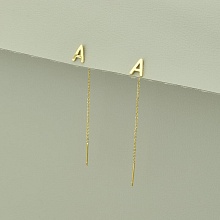 картинка Серьги 'XUPING' (позолота 18к (лимонная)) от магазина Wolves