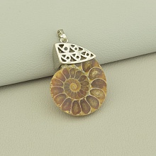 картинка Кулон Аммонит 38x30мм от магазина Wolves