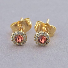 картинка Серьги 'XUPING' Swarovski (позолота 18к) от магазина Wolves