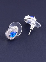 картинка Серьги 'Big Dipper' Фианит (родий) от магазина Wolves