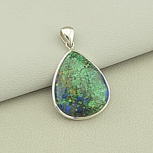 картинка Кулон Туркиз 34х25мм (Серебро(925)) от магазина Wolves