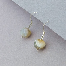 картинка Серьги 'SUNSTONES' Агат Серебро(925) от магазина Wolves