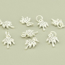 картинка Кулон Фианит 13х8мм (родий) от магазина Wolves