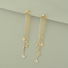 картинка Серьги 'XUPING' Фианит  (позолота 18к) от магазина Wolves