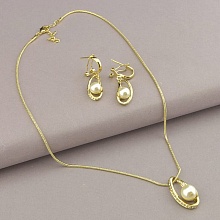 картинка Подвеска+Серьги 'Winniana' Майорка Сrystal 45 см от магазина Wolves