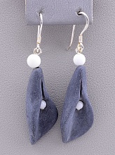 картинка Серьги Шунгит Агат от магазина Wolves