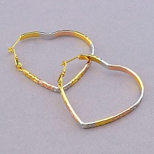 картинка Серьги 'XUPING' (позолота-родий) от магазина Wolves