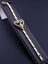 картинка Браслет 'XUPING' Фианит 19 см (позолота 18к) от магазина Wolves