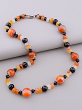 картинка Бусы Сердолик Чешский хрусталь 50 см от магазина Wolves