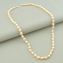 картинка Бусы 'SUNSTONES' Жемчуг Серебро(925) 54 см от магазина Wolves