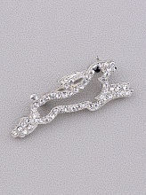 картинка Брошь Сrystal 50x15мм от магазина Wolves