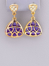 картинка Серьги 'Fashion' Эмаль Бижутерный сплав8 13 г от магазина Wolves