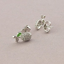 картинка Серьги 'XUPING' Фианит (родий) от магазина Wolves