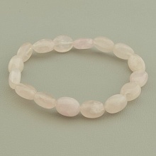 картинка Браслет 'SUNSTONES' Розовый кварц 18 см от магазина Wolves