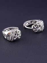 картинка Серьги 'XUPING' Фианит (родий) от магазина Wolves