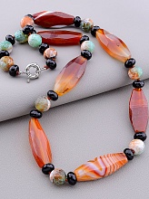 картинка Бусы Сердолик Агат 60 см от магазина Wolves